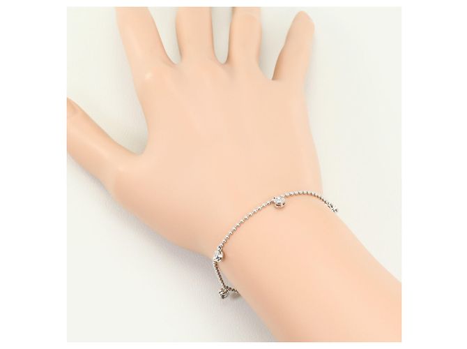Autre Marque Bracciale con charm in platino PT850 con diamanti - vista 3