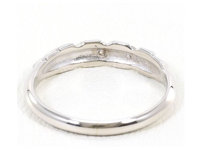 Autre Marque PT900 Platinring mit 0.08ct Diamant - Ansicht 3