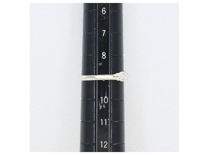 Autre Marque PT900 Platinring mit 0.08ct Diamant - Ansicht 6