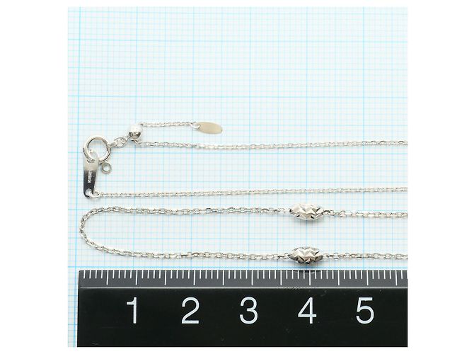 Autre Marque Collana in oro bianco 18K D'oro - vista 3