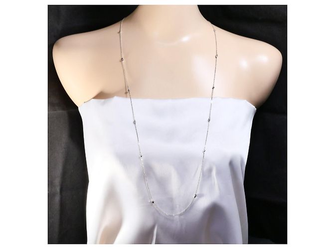 Autre Marque Collana in oro bianco 18K D'oro - vista 4