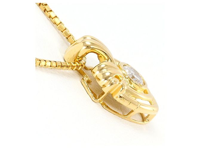 Autre Marque Collana in oro giallo 18K con diamante D'oro - vista 2