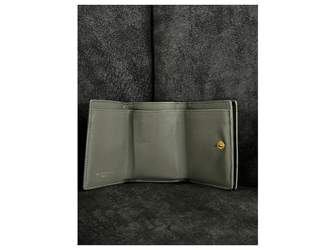 Saint Laurent Cassandra Trifold Geldbörse Grau - Ansicht 15