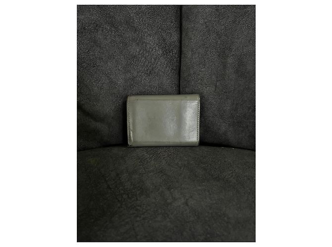 Saint Laurent Cassandra Trifold Geldbörse Grau - Ansicht 3