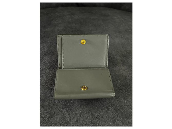 Saint Laurent Cassandra Trifold Geldbörse Grau - Ansicht 8