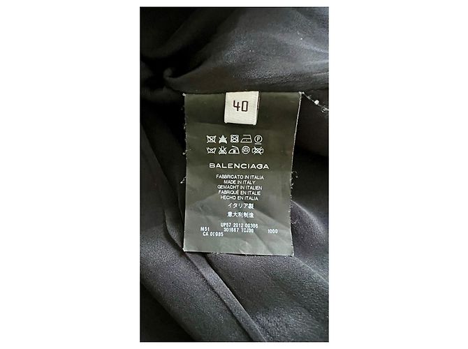 Balenciaga Black Virgin Wool Single-Button Blazer - view 4