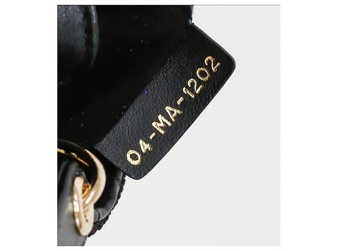 Dior Lady Dior Mini Pelle Nera Perle Nero - vista 9