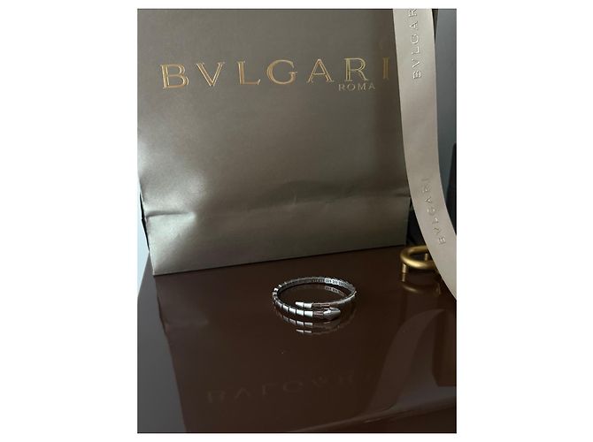 Bulgari Bracciale Bvlgari Serpenti Viper in oro bianco Argento - vista 10