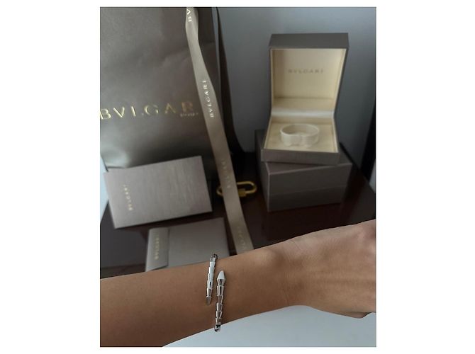 Bulgari Bracciale Bvlgari Serpenti Viper in oro bianco Argento - vista 15
