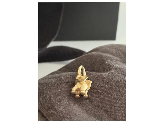 Ole Lynggaard Charm Elephant Sweet Drops Oro Giallo 18k e Diamante D'oro - vista 3