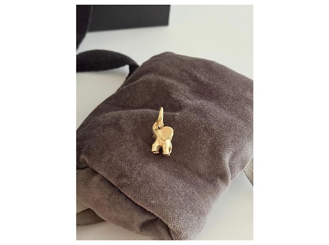 Ole Lynggaard Charm Elephant Sweet Drops Oro Giallo 18k e Diamante D'oro - vista 4