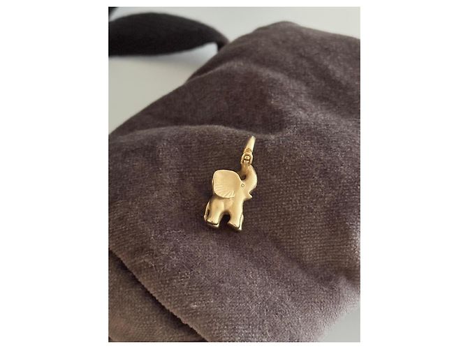 Ole Lynggaard Charm Elephant Sweet Drops Oro Giallo 18k e Diamante D'oro - vista 6
