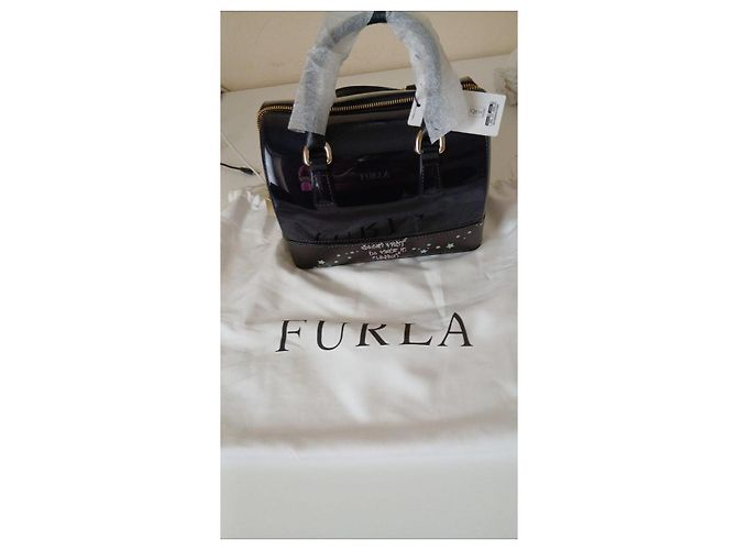 Bolso Furla Candy Stardust de PVC azul - vista 9