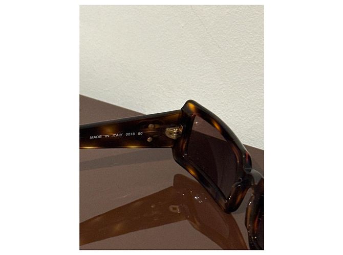 Gafas de sol Chanel Carey Castaño - vista 9