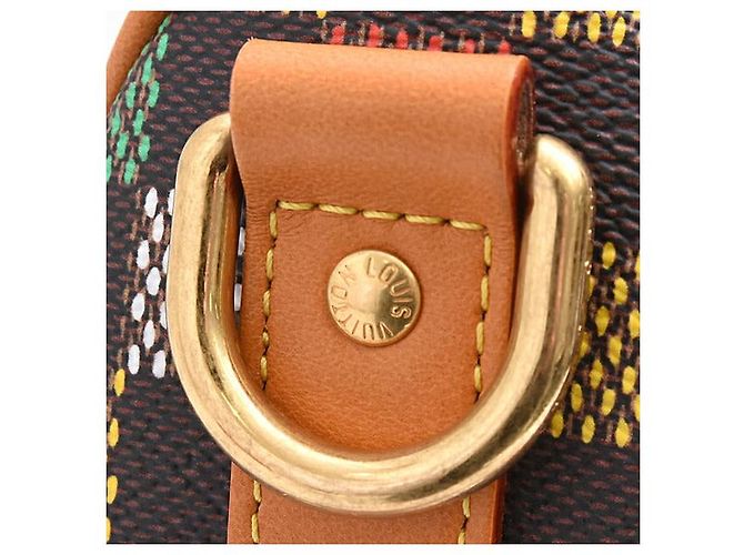 Borsa 2way Louis Vuitton Keepall Bandouliere Damier Multicolore - vista 7