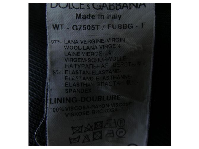Dolce & Gabbana Chaleco de lana Dolce&Gabbana Negro - vista 3