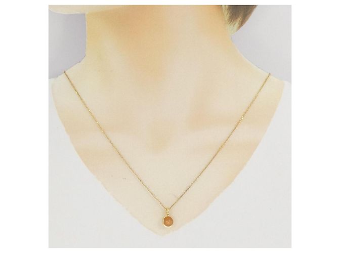 Autre Marque Collar de Piedra de Luna Au750 Dorado - vista 7