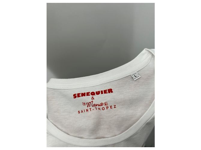 Autre Marque Camiseta Mickey SENEQUIER X NANA SAINT TROPEZ blanca de algodón Blanco - vista 5