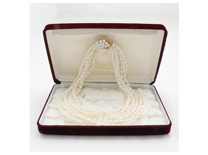 Collana di perle in oro giallo K14 Tasaki D'oro - vista 9