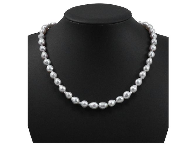 Autre Marque Set Collana e Bracciale 2 in 1 in Argento 925 e Perle Barocche - vista 2