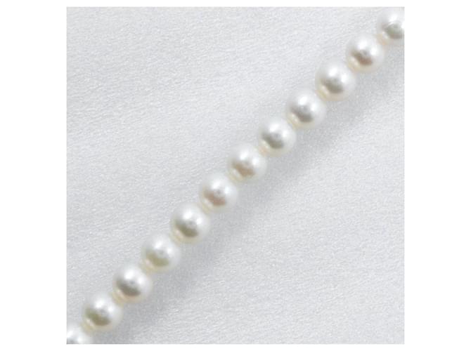 Autre Marque Collana in argento e perle Bianco - vista 3