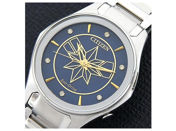 Autre Marque Citizen Captain Marvel Edelstahl Blau - Ansicht 17