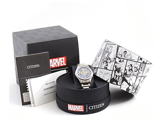 Autre Marque Citizen Captain Marvel Edelstahl Blau - Ansicht 18