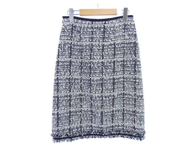 Autre Marque Falda de cuadros M'S GRACY Blanco - vista 2