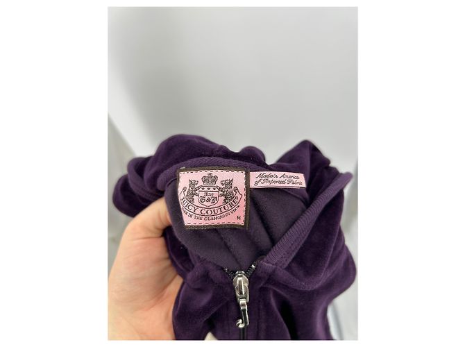 Juicy Couture Violette Samtjacke Lila - Ansicht 6