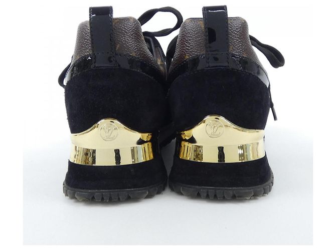 Sneakers Louis Vuitton Run Away Line Marrone Nero - vista 5