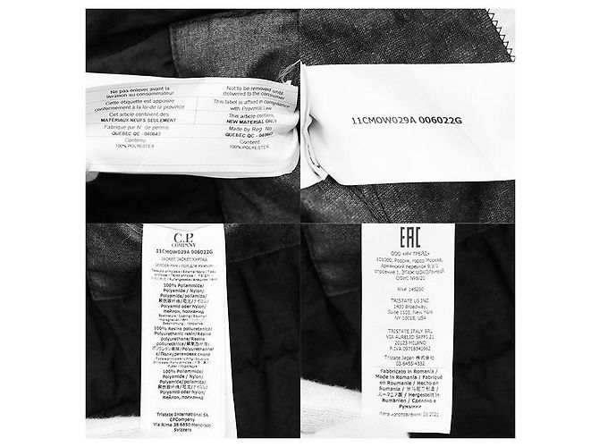 Autre Marque Chaqueta de nylon C.p. Company THE METROPOLIS SERIES Co.TeD Castaño Gris antracita - vista 10
