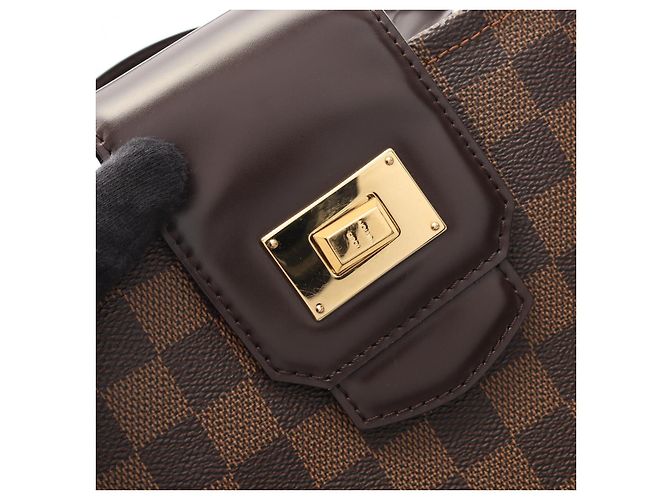 Borsa 2way Louis Vuitton Cabas Rosebery Damier Marrone - vista 10