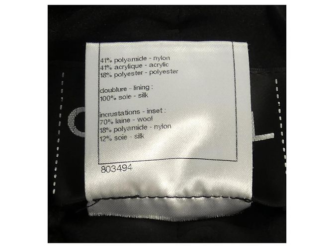 Abrigo Chanel P44824W05198 Negro - vista 3