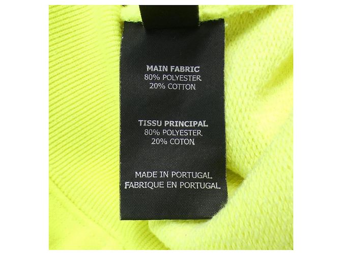 Vêtements Sudadera con capucha Vetements Amarillo - vista 3