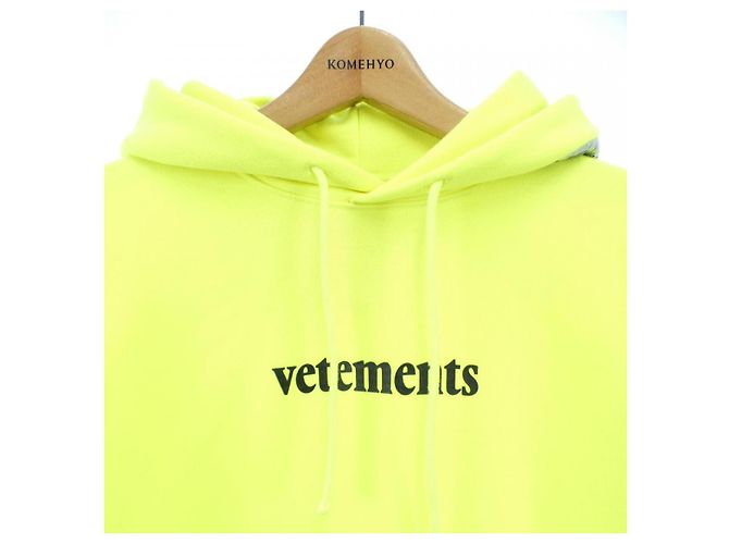 Vêtements Sudadera con capucha Vetements Amarillo - vista 5