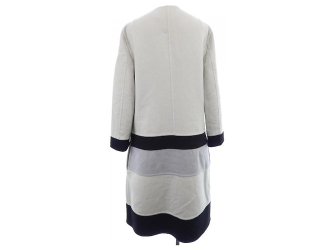 Abrigo Christian Dior 100% Cachemira Castaño Negro Gris Púrpura - vista 2