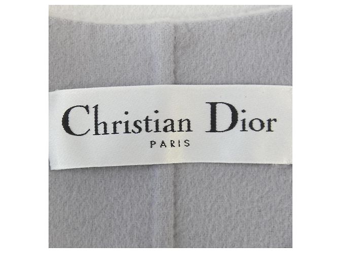 Abrigo Christian Dior 100% Cachemira Castaño Negro Gris Púrpura - vista 4