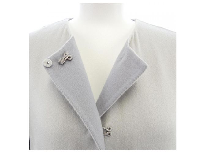 Abrigo Christian Dior 100% Cachemira Castaño Negro Gris Púrpura - vista 5