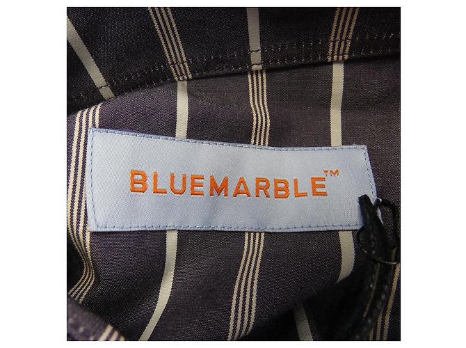 Autre Marque Camicia BLUE MARBLE Porpora - vista 4