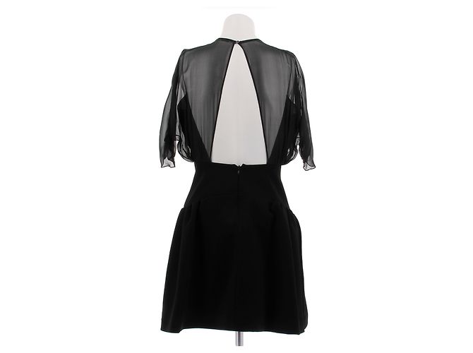 Robe en laine noire Miu Miu Taille 40 - vue 2