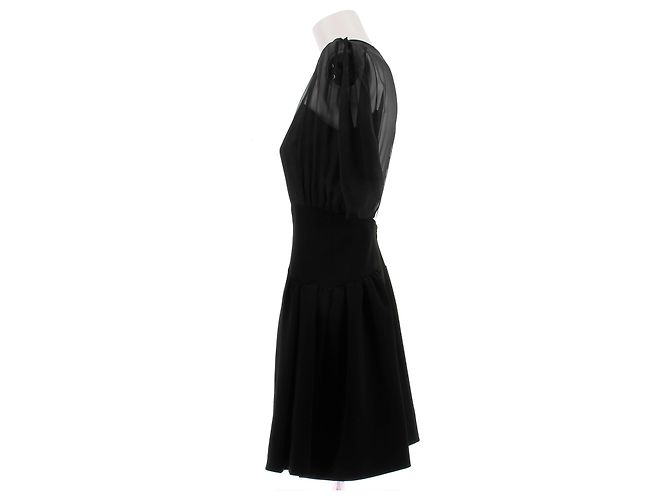 Robe en laine noire Miu Miu Taille 40 - vue 4