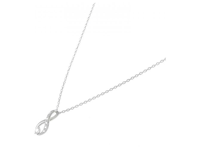 Autre Marque Collana in platino con diamanti PT900 PT850 Argento - vista 2
