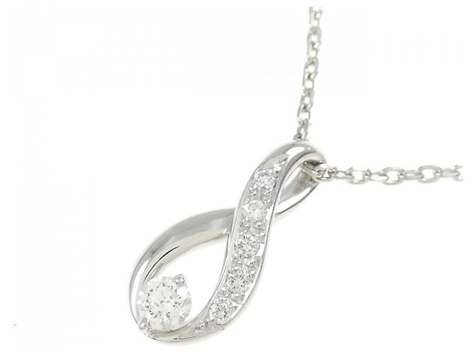 Autre Marque Collana in platino con diamanti PT900 PT850 Argento - vista 3