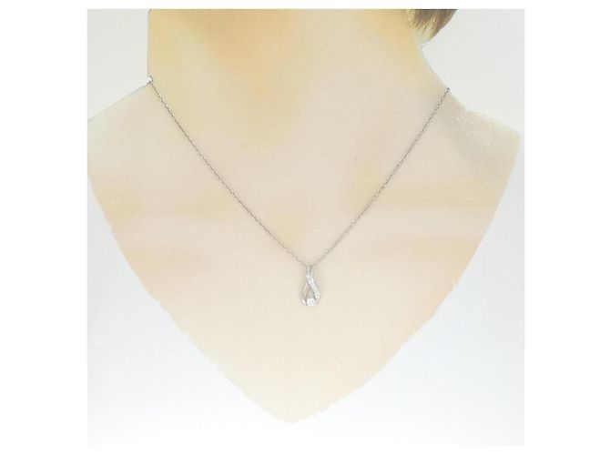 Autre Marque Collana in platino con diamanti PT900 PT850 Argento - vista 6