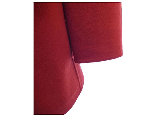 Hermès Abrigo de cachemira Hermes 38 Roja - vista 6
