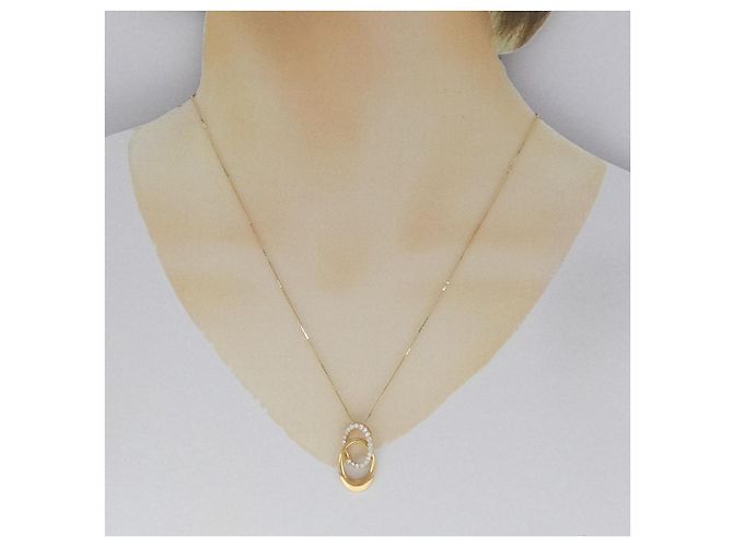 Autre Marque Collana con Diamanti Au750 D'oro - vista 6