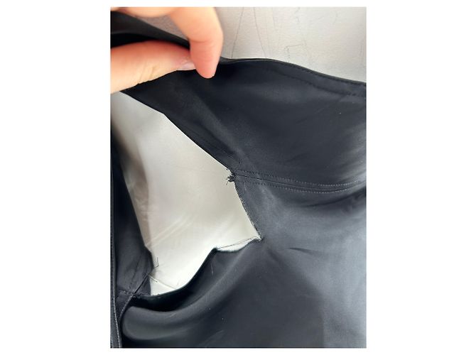 Schwarzes Polo Ralph Lauren Top aus Polyester Größe 4 US - Ansicht 6