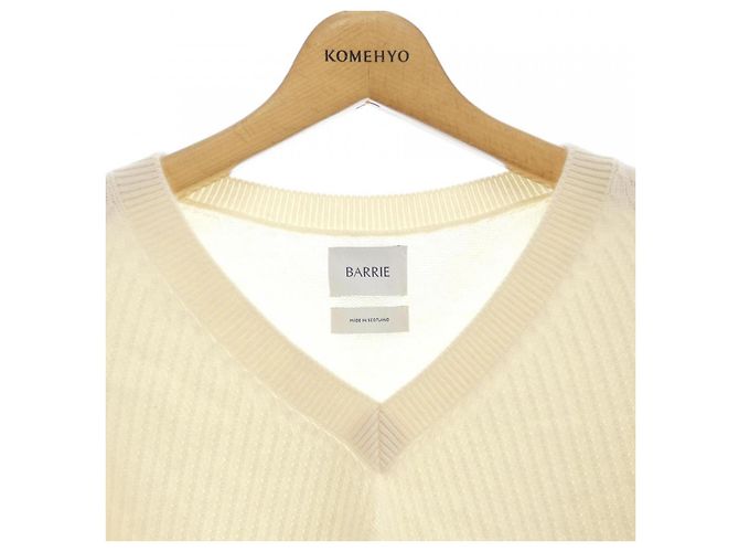 Bally Barrie Punto 100% Cachemira Blanco - vista 5