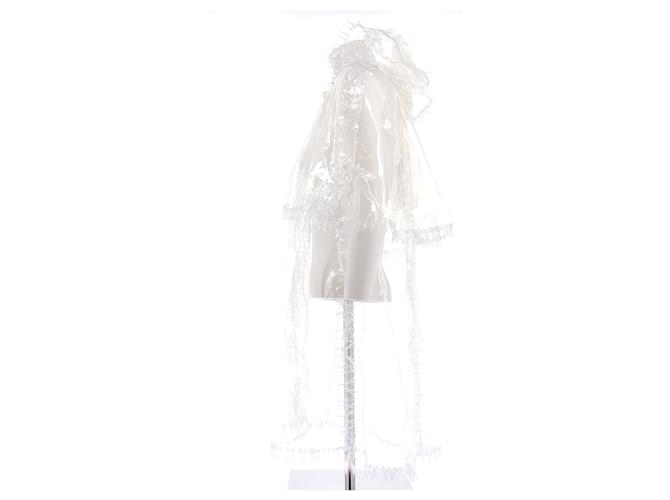 Chanel Impermeable transparente Blanco - vista 4