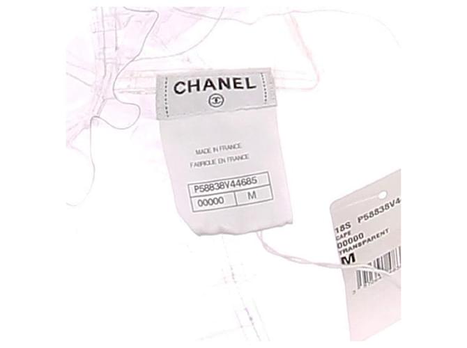 Chanel Impermeable transparente Blanco - vista 7
